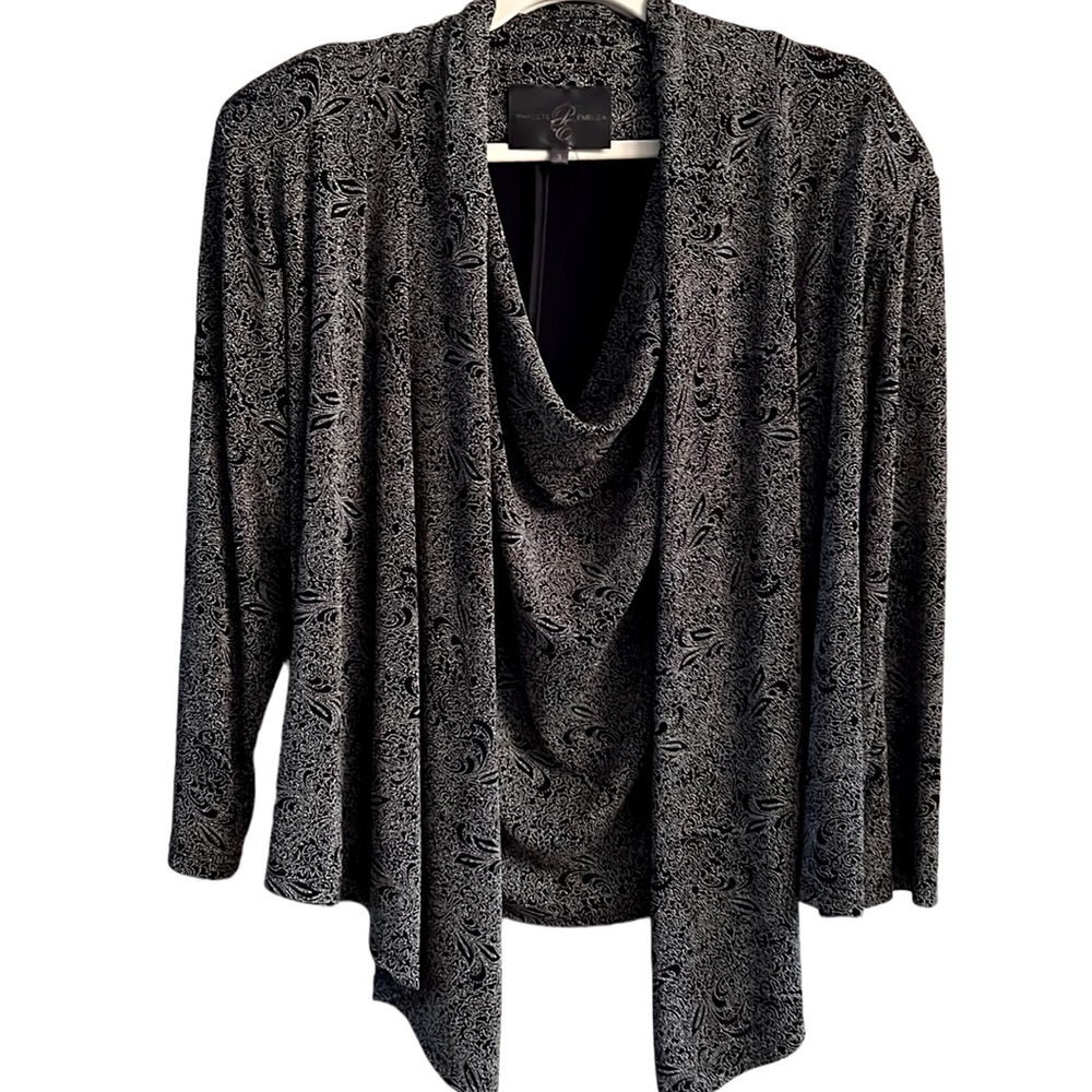 Phyllis Emelda Women’s 2 Piece Set lightweight Jacket & Matching Top size 20-24